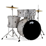 PDP Drums centerstage 20 Inch 5-Parça Akustik Davul Seti (Diamond White Sparkle)